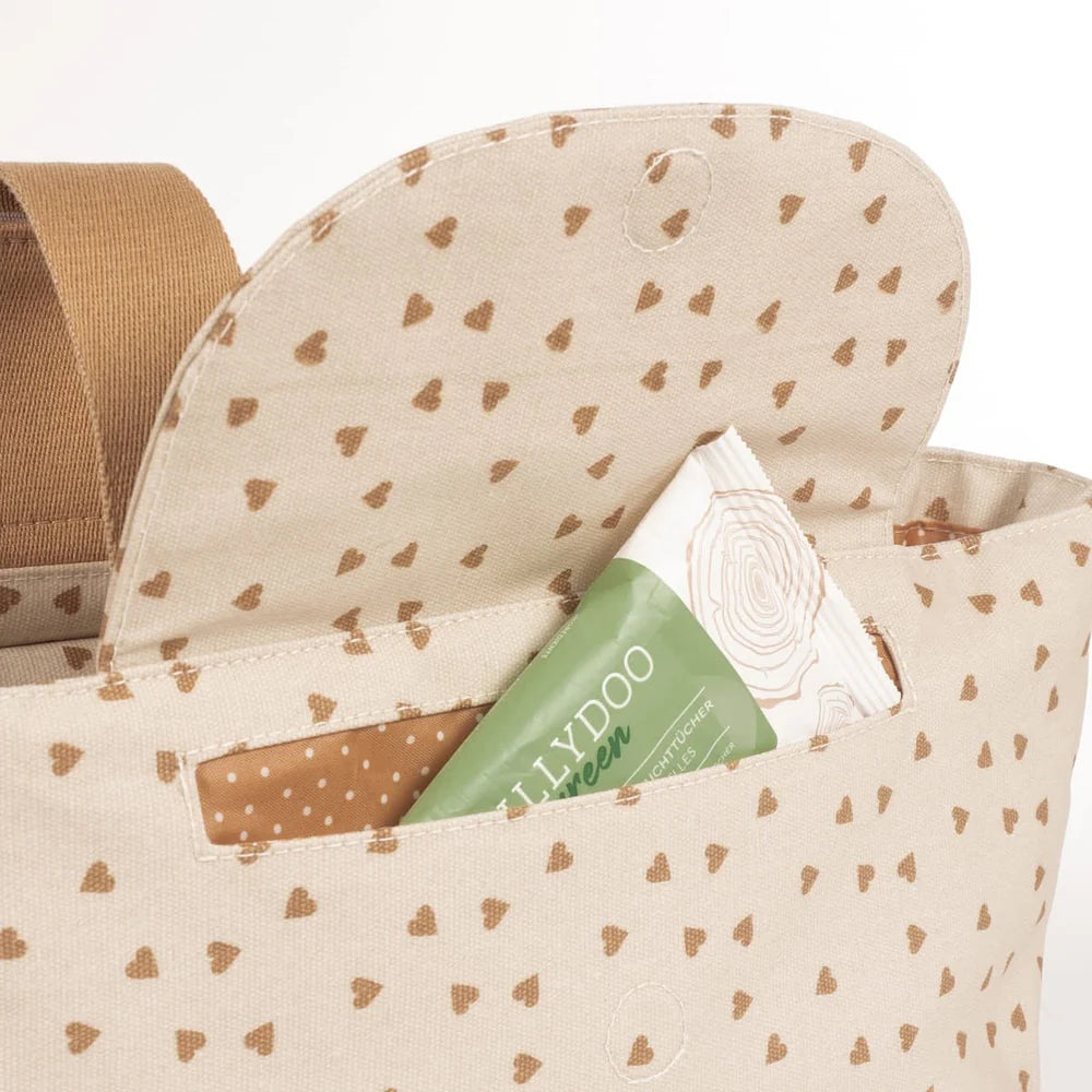 Walking Mum organizator za kolica Srca Poppy Cinnamon