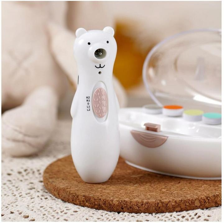 Haakaa Happii Bear punjiva električna turpija za nokte