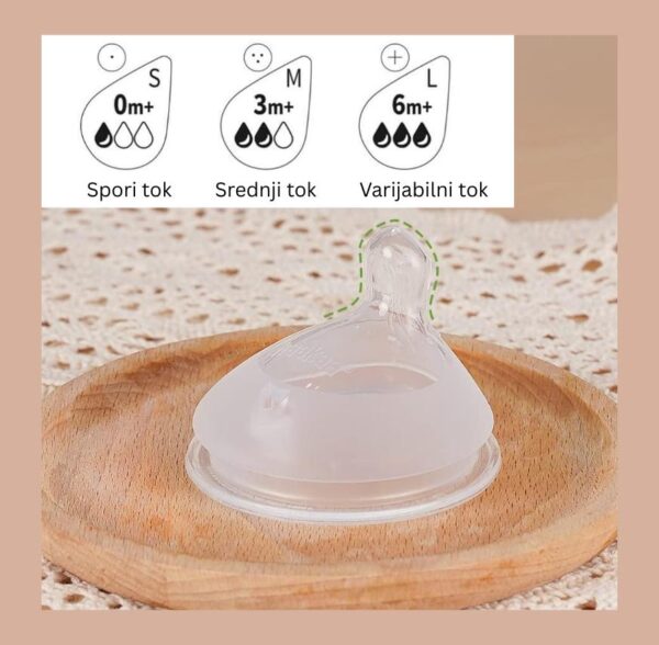 Haakaa Gen.3 flašica od borosilikatnog stakla