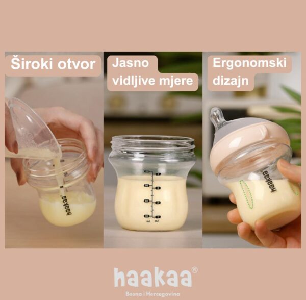 Haakaa Gen.3 flašica od borosilikatnog stakla