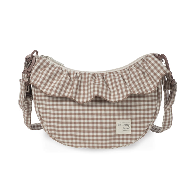Crossbody torba za kolica Gondola Praline Vichy Moka