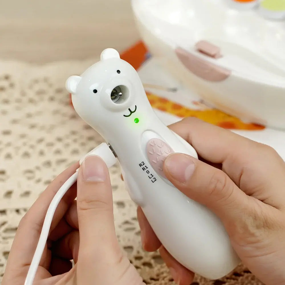 Haakaa Happii Bear punjiva električna turpija za nokte