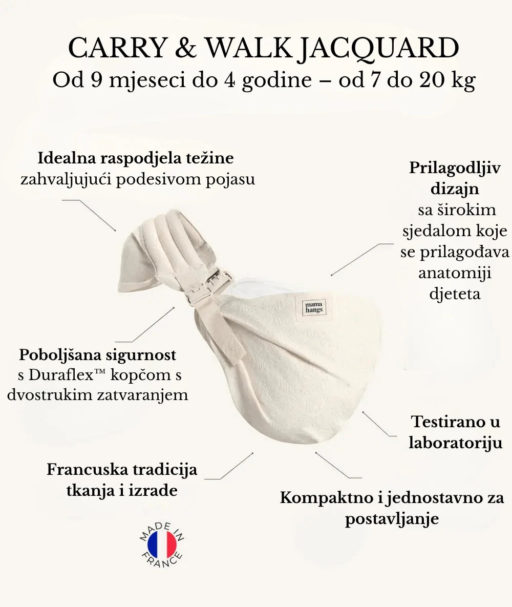 Mama Hangs Nosiljka Carry & Walk Jacquard