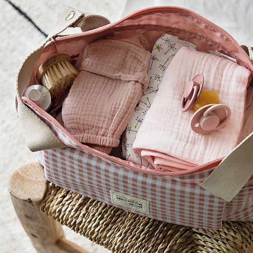 Walking Mum organizator za kolica I Love Vichy Roza