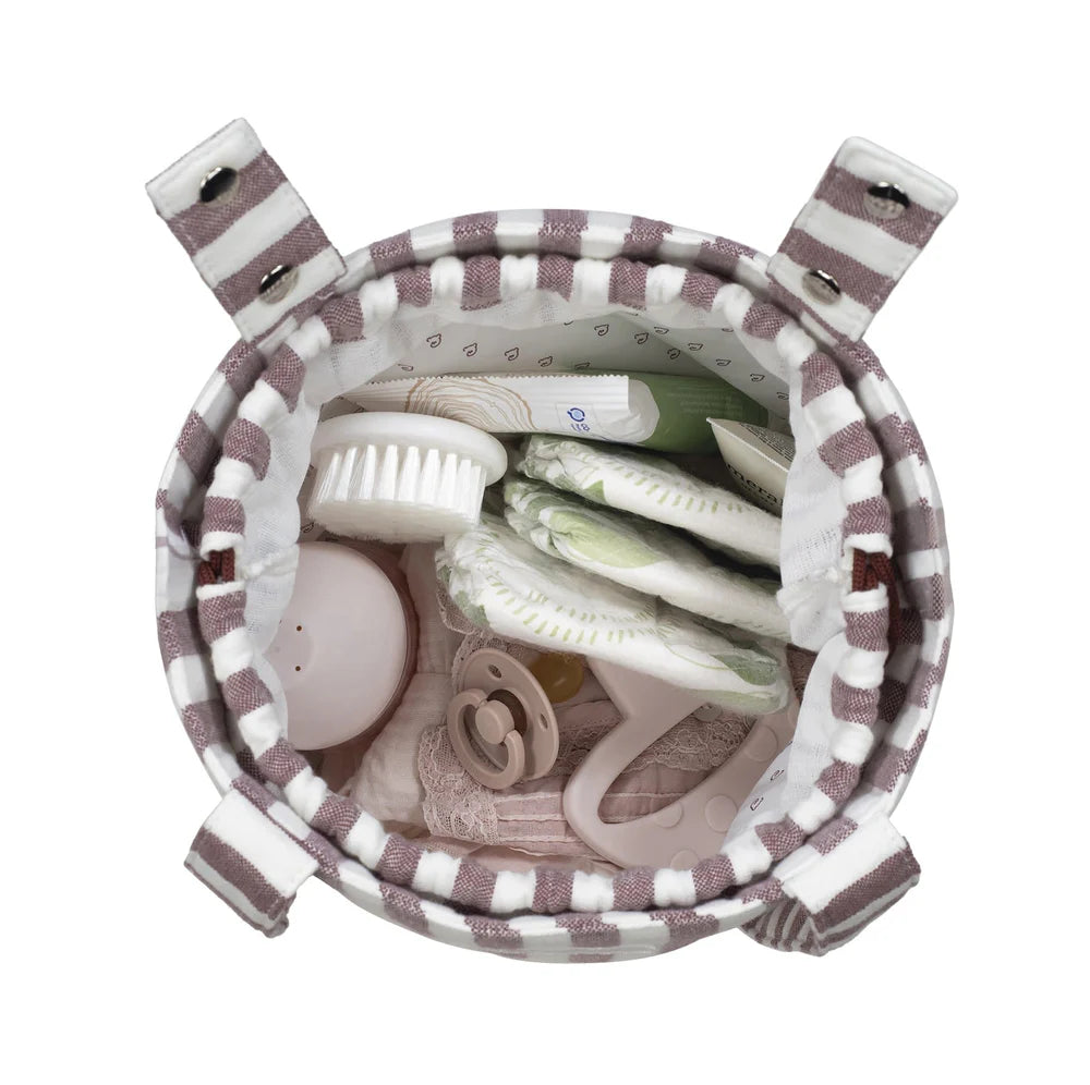 Pasito a Pasito bucket torba za kolica Cherry Stripes