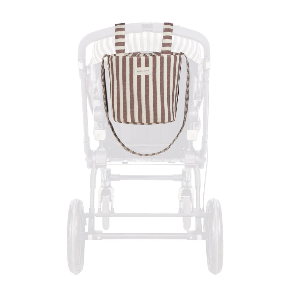 Pasito a Pasito bucket torba za kolica Cherry Stripes