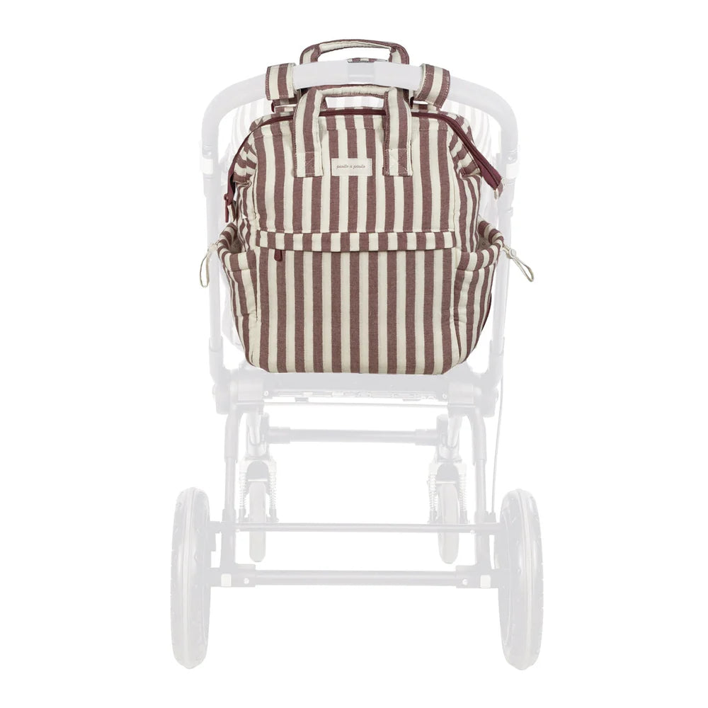 Pasito a Pasito ruksak za kolica Cherry Stripes