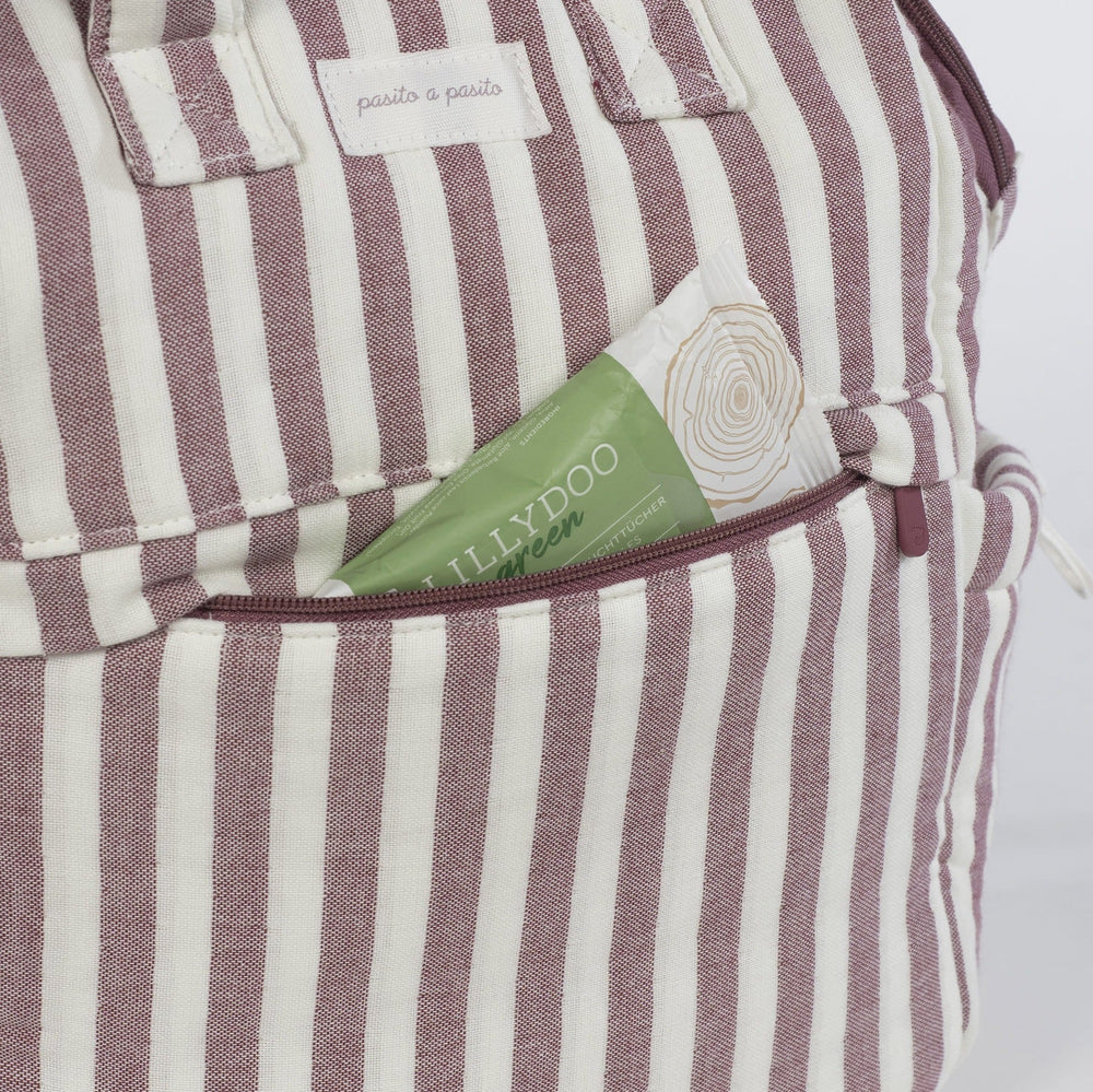 Pasito a Pasito ruksak za kolica Cherry Stripes