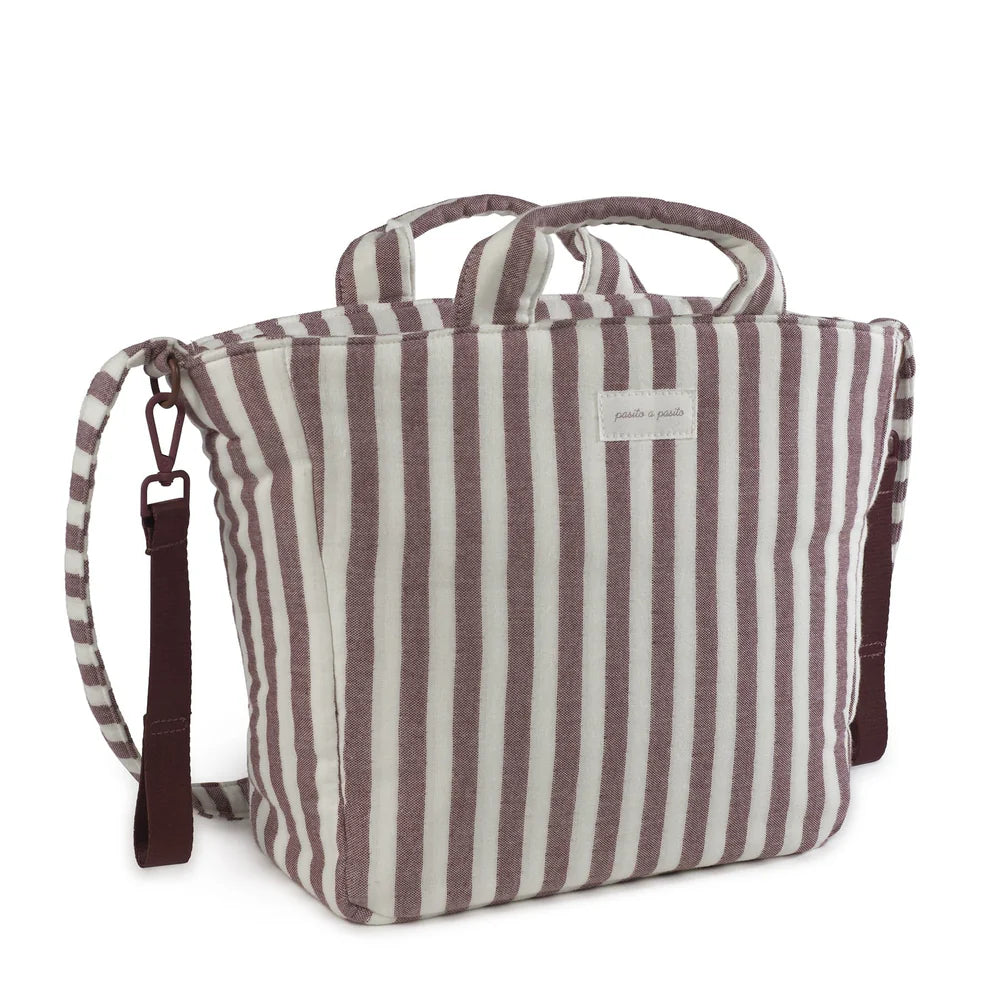 Pasito a Pasito torba za prematanje i kolica Cherry Stripes
