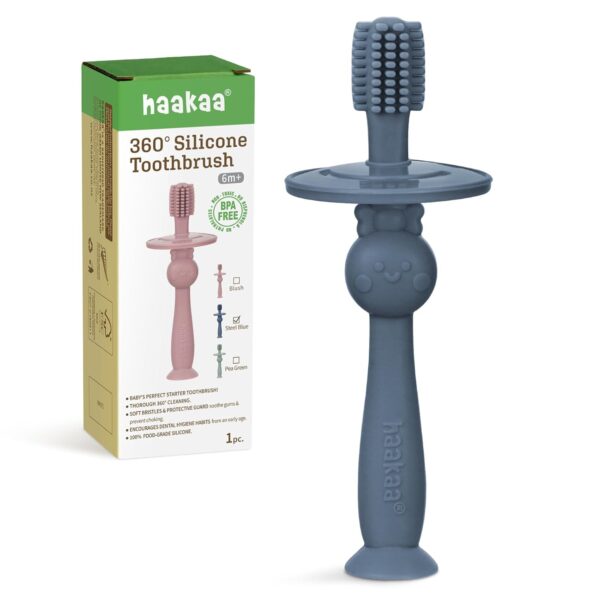 Haakaa silikonska četkica za zube 360°