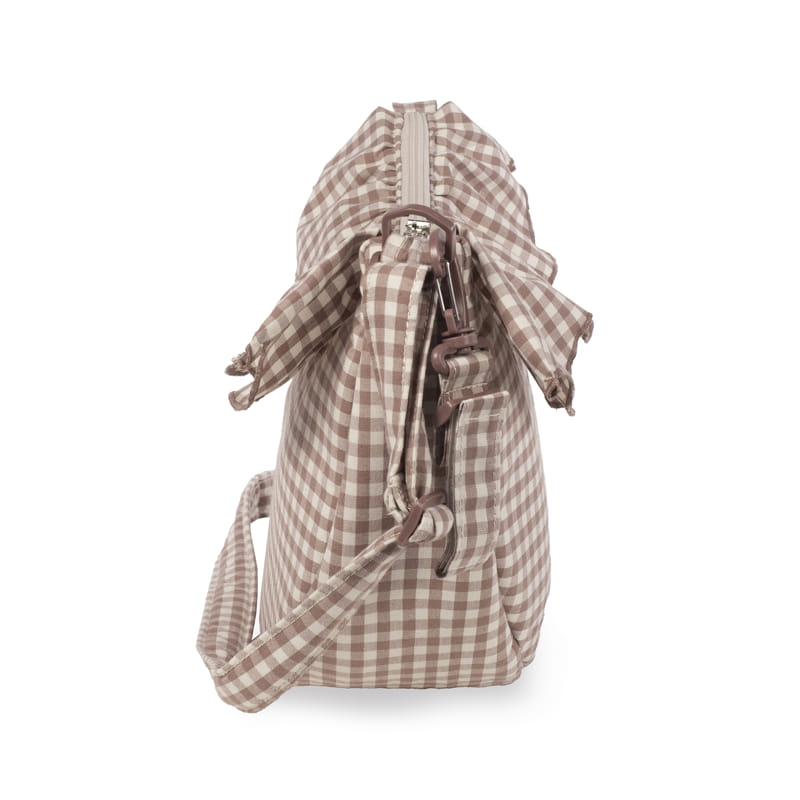 Crossbody torba za kolica Gondola Praline Vichy Moka