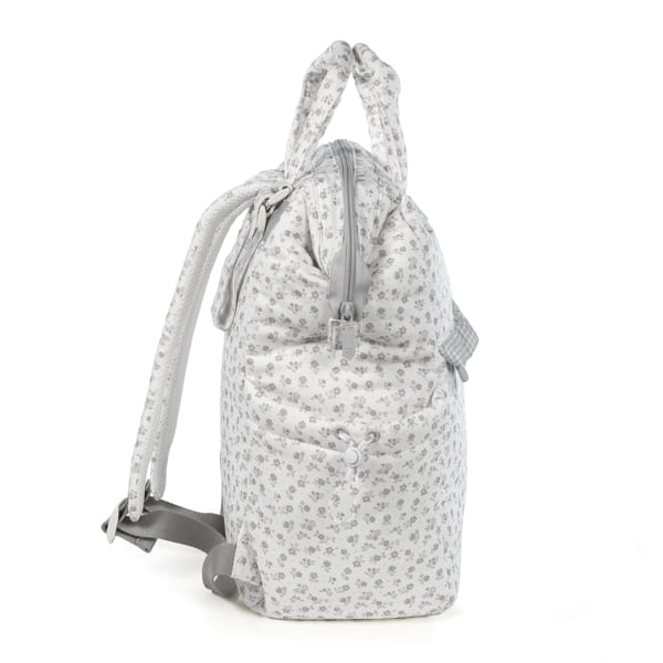 Ruksak za kolica Little Bloom Flowers Siva