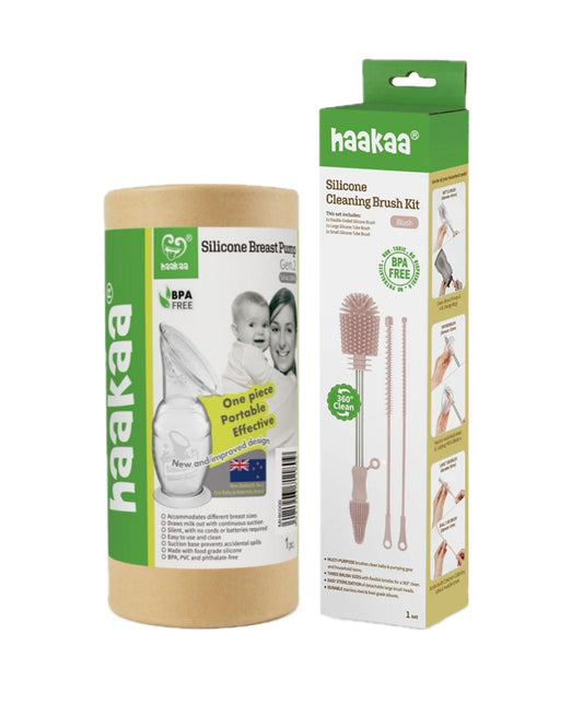 Haakaa set - pumpica 100ml i četke za čišćenje