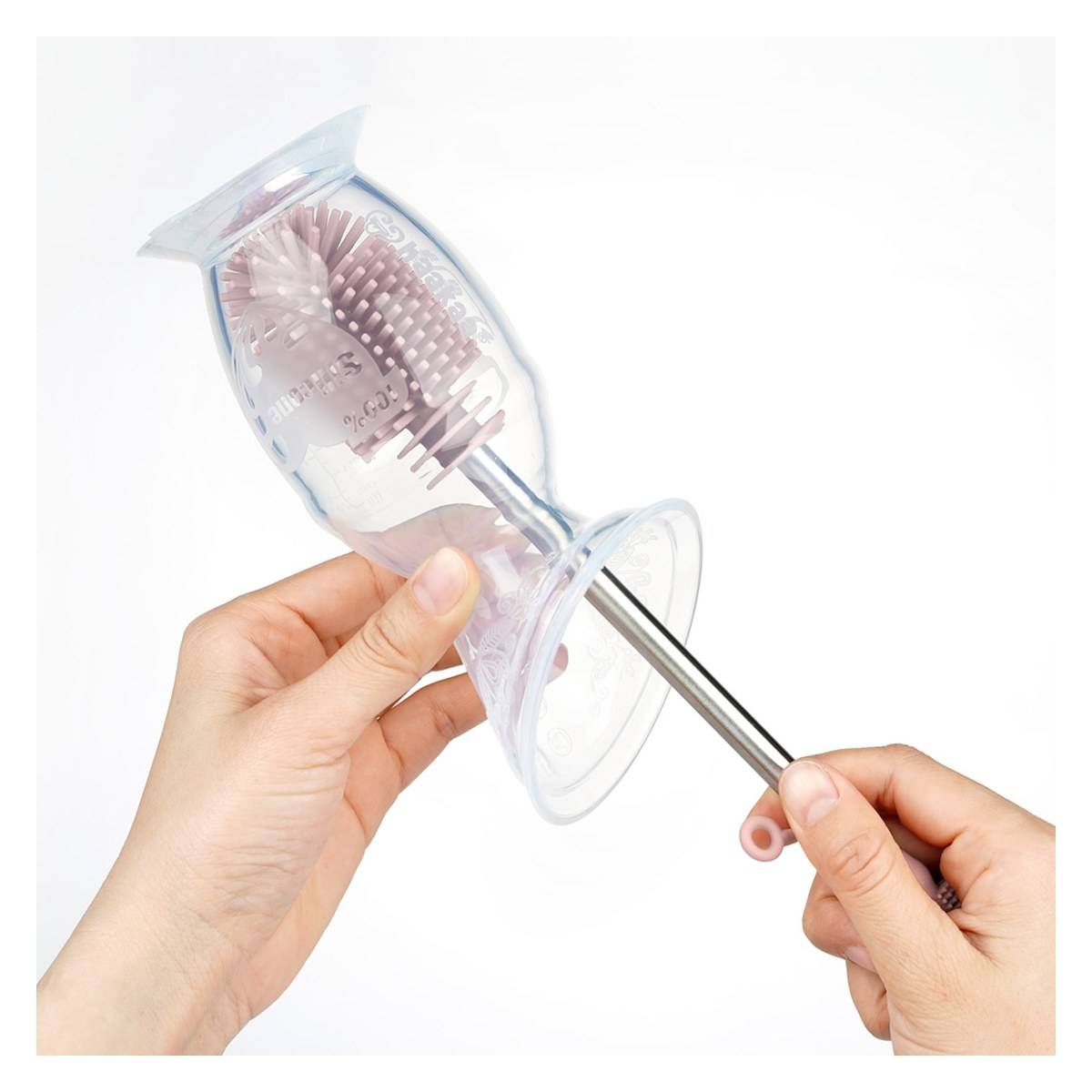 Haakaa set - pumpica 100ml i četke za čišćenje