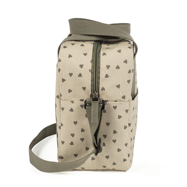 Walking Mum termo torba Poppy Hearts Zelena