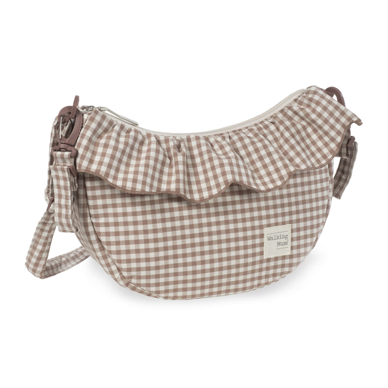 Crossbody torba za kolica Gondola Praline Vichy Moka