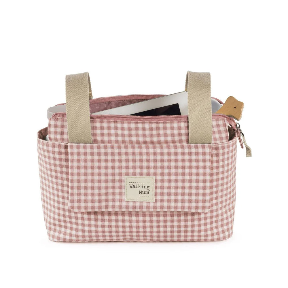 Walking Mum organizator za kolica I Love Vichy Roza
