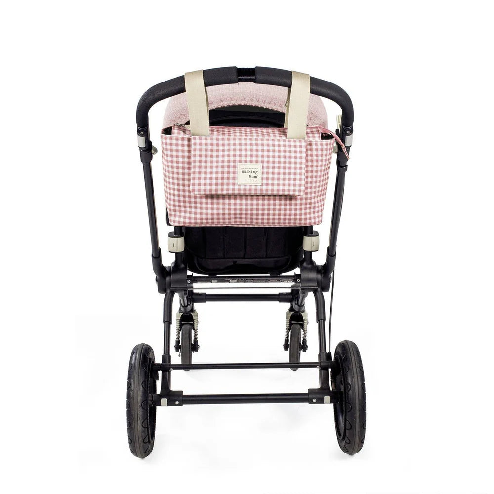 Walking Mum organizator za kolica I Love Vichy Roza