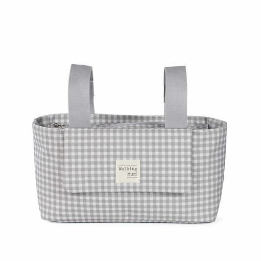 Walking Mum organizator za kolica I love Vichy Siva