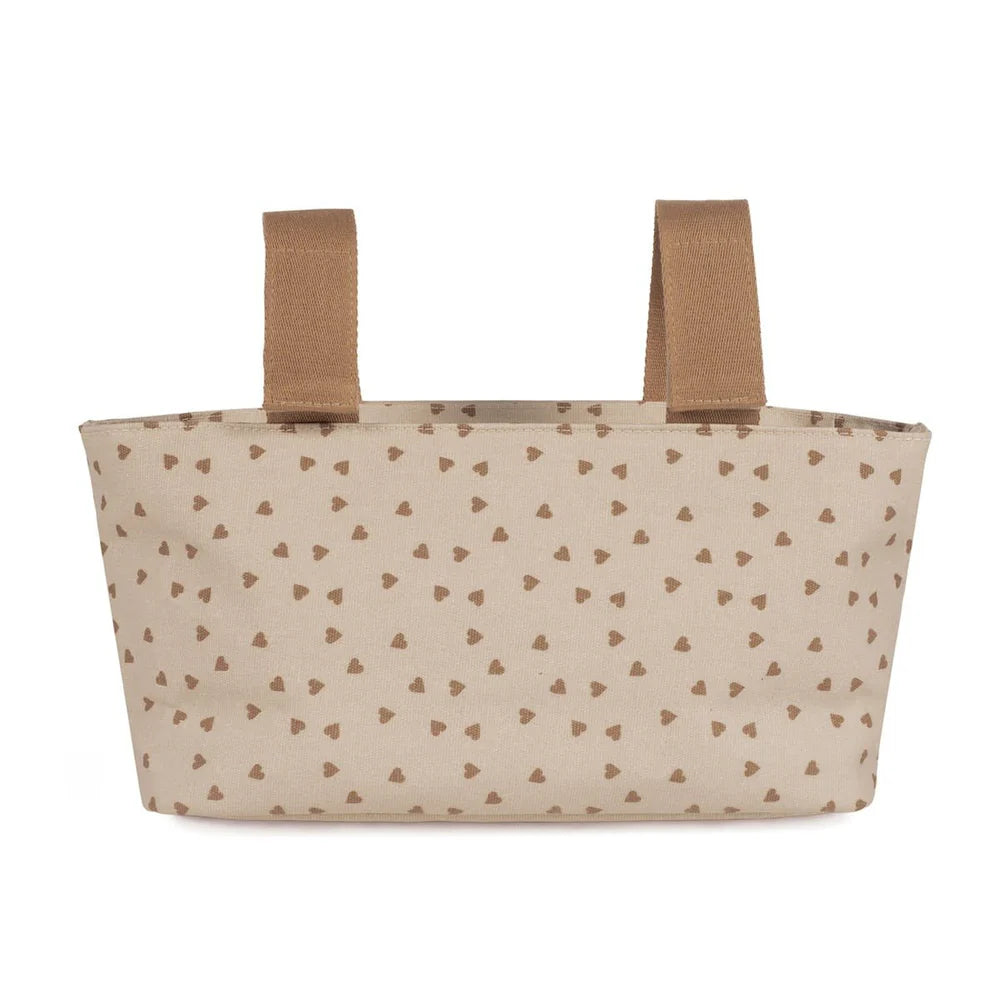 Walking Mum organizator za kolica Srca Poppy Cinnamon