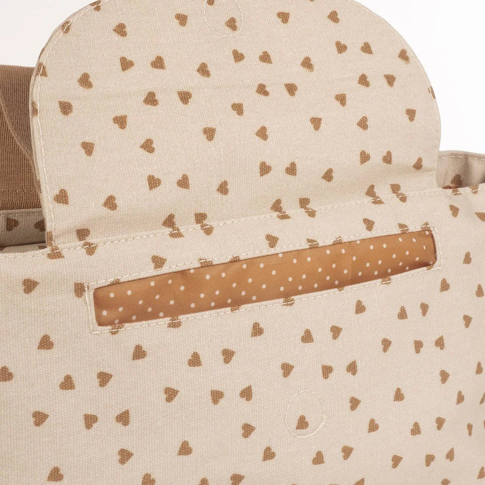 Walking Mum organizator za kolica Srca Poppy Cinnamon
