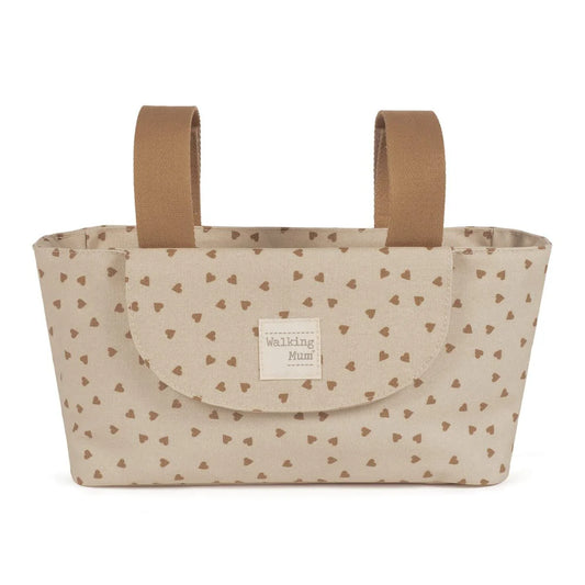 Walking Mum organizator za kolica Srca Poppy Cinnamon