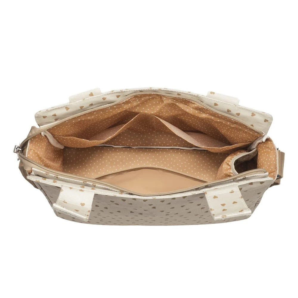 Walking Mum torba za prematanje i kolica Poppy Moss Srca Cinnamon